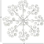 Deco 79 Metal Starburst Home Wall Decor Wall Sculpture with Crystal Embellishmen... - Image 4