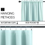 KOUFALL Heat Blocking Curtains for Bedroom Short,Blackout Insulated Thermal Summ... - Image 3