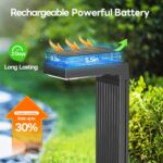 COXSENI Solar Pathway Lights Outdoor 4Pack, 2 Color in 1 Motion Sensor Walkway L... - Image 6