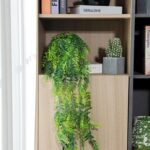 2PCS Artificial Hanging Trailing Plants in Pots,Realistic Faux Small Persian Lea... - Image 9