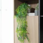 2PCS Artificial Hanging Trailing Plants in Pots,Realistic Faux Small Persian Lea... - Image 10