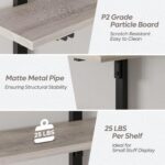 Bestier Floating Shelves for Wall, 32 inch Kitchen Shelves Wall Mounted, 3 Tier ... - Image 6