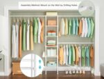 Ulif M1 Closet Storage Organizer System, 6 Tiers Heavy Duty Metal Garment Rack w... - Image 3