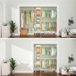 Ulif M1 Closet Storage Organizer System, 6 Tiers Heavy Duty Metal Garment Rack w... - Image 4
