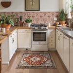 Lahome Felice Boho Tribal Area Rug - 2x3 Small Red Oriental Entryway Rugs for Be... - Image 3