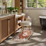 Lahome Felice Boho Tribal Area Rug - 2x3 Small Red Oriental Entryway Rugs for Be... - Image 4