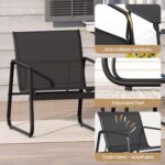 Gizoon Patio Chairs Set of 2, Patio Bistro Set 3PCS, Outdoor Patio Furniture Set... - Image 5