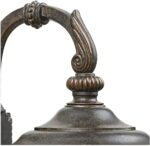 John Timberland Bellagio European Outdoor Carriage Light Fixture Bronze Metal 16... - Image 4