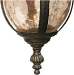 John Timberland Bellagio European Outdoor Carriage Light Fixture Bronze Metal 16... - Image 6