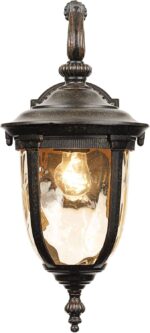 John Timberland Bellagio European Outdoor Carriage Light Fixture Bronze Metal 16... - Image 7