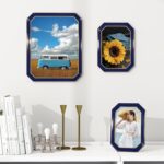 Axeman 8x10 Enamel Picture Frames with Tempered Glass|8 x 10 Modern Octagon Phot... - Image 3
