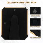 Axeman 8x10 Enamel Picture Frames with Tempered Glass|8 x 10 Modern Octagon Phot... - Image 5