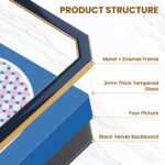Axeman 8x10 Enamel Picture Frames with Tempered Glass|8 x 10 Modern Octagon Phot... - Image 7