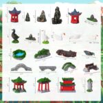 Canlierr 58 Pcs Miniature Garden Set, Fairy House Diorama Accessories Rockery Pa... - Image 4