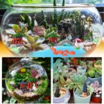 Canlierr 58 Pcs Miniature Garden Set, Fairy House Diorama Accessories Rockery Pa... - Image 6