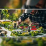 Canlierr 58 Pcs Miniature Garden Set, Fairy House Diorama Accessories Rockery Pa... - Image 7