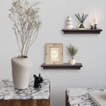 AHDECOR Elegant Floating Shelves, Decorative Wall Shelves for Home Organization ... - Image 3