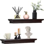 AHDECOR Elegant Floating Shelves, Decorative Wall Shelves for Home Organization ... - Image 6
