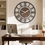 Pytha Sight 30 Inch Extra Large Giant Wall Clock,Oversized Round Silent Vintage ... - Image 6