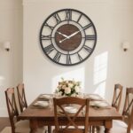 Pytha Sight 30 Inch Extra Large Giant Wall Clock,Oversized Round Silent Vintage ... - Image 8