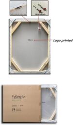 YaSheng Art - hand painted Wall Art, Modern Abstract 3D Textured Wall Art ,Golde... - Image 7