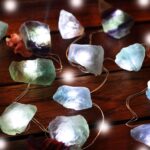 Natural Fluorite Crystal String Lights Indoor Color Change Novelty Geode Fairy D... - Image 4