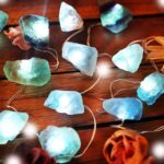Natural Fluorite Crystal String Lights Indoor Color Change Novelty Geode Fairy D... - Image 5