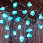 Natural Fluorite Crystal String Lights Indoor Color Change Novelty Geode Fairy D... - Image 6