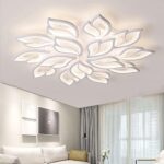 110W Dimmable LED Ceiling Light with Remote Control Ceiling Lapm Modern 15-Leaf ... - Image 4