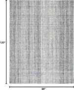 SAFAVIEH Area Rug 8x10 - Abstract Collection - Large - Grey & Black, Handmade Wo... - Image 3