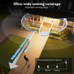 VIANIS Outdoor Porch Lights Wall Mount, 2-Pack Motion Sensor Porch Light with E2... - Image 4