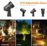 Outdoor Landscape Lighting Waterproof with 45.9FT Cable & built-in LED Light, Lo... - Image 5