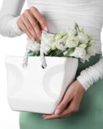 Ceramic Purse Vase for Flowers – Decorative Cute Funky Bag Flower Vase for Cente... - Image 9