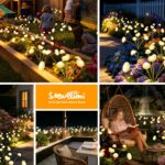 Solar Garden Lights Outdoor, 2Pack Solar Lights Garden Decor, Swaying Mushroom L... - Image 5