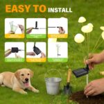Solar Garden Lights Outdoor, 2Pack Solar Lights Garden Decor, Swaying Mushroom L... - Image 6