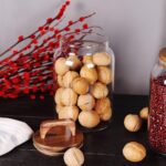 SAIOOL Canister Set of 2, Glass Kitchen Canisters with Airtight Acacia Lid, Tall... - Image 4