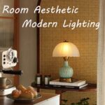 Glivpny Vintage Table Lamp for Living Room,16" Mid Century Modern Ceramic Lamps ... - Image 4