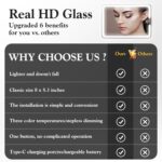 2PCS LED Mirror for Car Sun Visor Accessories,Mid-Size Car Visor Mirrors with 3-... - Image 4