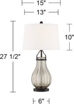Franklin Iron Works Arian Rustic Farmhouse Country Table Lamp 27.5" Tall Oil Rub... - Image 5