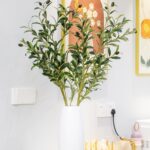 Heleze 39 Inch Artificial Olive Branch Greenery Stems Fake Plants with 222 Leave... - Image 7