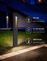SUNVIE LED Low Voltage Landscape Lights 3W Pathway Lights Low Voltage 12-24V Lan... - Image 3