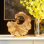 Gold Dancer Resin Sculpture-Modern Art Home/Office Decor for Shelf&Tabletop(10.4... - Image 6