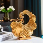Gold Dancer Resin Sculpture-Modern Art Home/Office Decor for Shelf&Tabletop(10.4... - Image 7