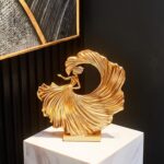 Gold Dancer Resin Sculpture-Modern Art Home/Office Decor for Shelf&Tabletop(10.4... - Image 8
