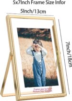 Gold 5x7" Floating Frame 2pack for Photo Sizes(3.5x5'',4x6'')for Adjustable Tabl... - Image 8