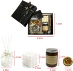English Pear & Freesia Candle and Reed Diffuser Gift Set with – Long-Lasting Bot... - Image 4