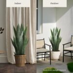 KOL 3FT Artificial Snake Plant, Fake Sansevieria Indoor Outdoor, 28 Thick PE Lea... - Image 7