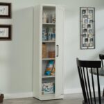 Sauder HomePlus Narrow Pantry Storage Cabinet Slim Single Door with Adjustable S... - Image 5