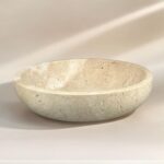 Travertine Decorative Bowls for Home Decor, Marble Fruit Bowl for Kitchen Counte... - Image 6