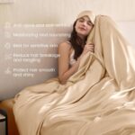 THXSILK 6A+ Grade 1 Pcs Silk Champagne Duvet Quilt Cover, 100% Top Grade Mulberr... - Image 5